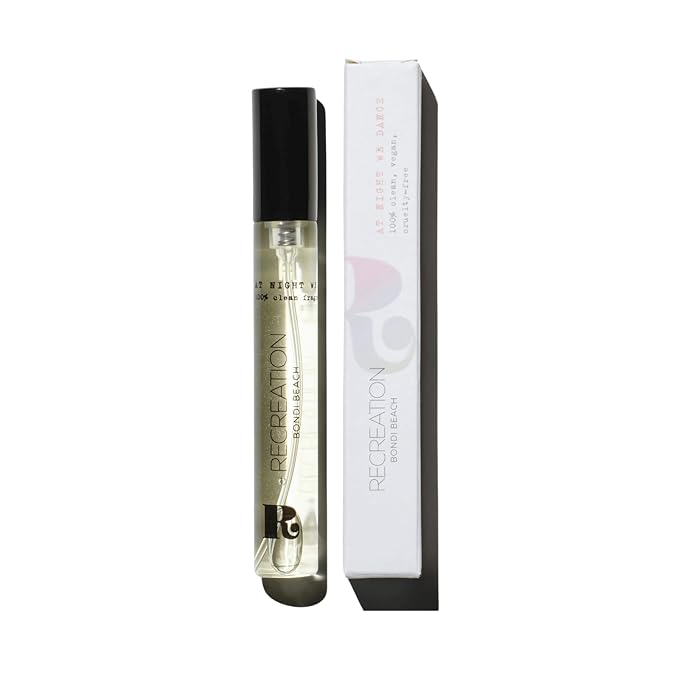 Recreation Beauty At Night We Dance EDP Perfume Spray Travel Size Unisex - Woody Citrus Scent Long Lasting Notes of Brazilian Orange Pink Peppercorn Magnolia Vetiver Amber Musk Amyris 12ml