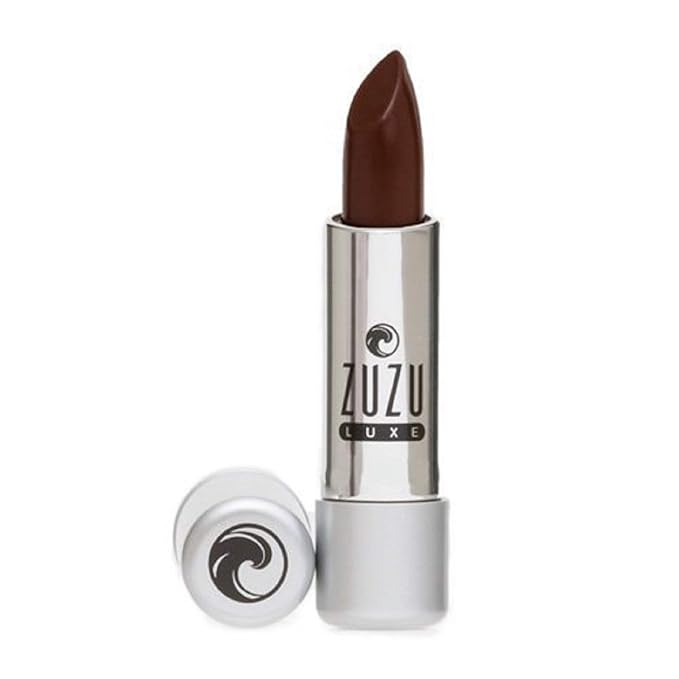 Zuzu Luxe Lip Color Lipstick (Chocolate Cherry - Reddish Brown/Cool Cr?me) Natural Ultra-Hydrating Lipstick Paraben Free Vegan Gluten-free Cruelty-free Non GMO 0.13 oz
