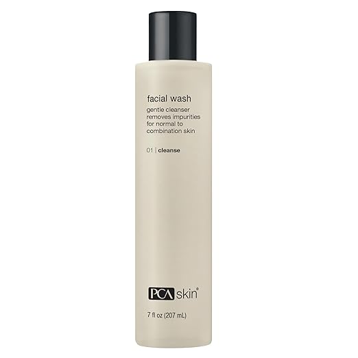 PCA SKIN Gentle Foaming Face Wash Hydrating Facial Cleanser Removes Makeup and Hydrates and Purifies Skin Good for Sensitive Combination Normal and Acne-Prone Skin Gentle Face Wash 7 oz Bottle