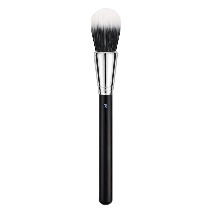 Bdellium Tools Professional Makeup Brush - Maestro Series 958 Duo Fiber Powder - With Soft Synthetic Fibers For Blending Powder (Black 1pc)