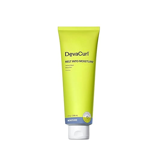 DevaCurl Melt Into Moisture Treatment Mask | Reduces Tangles | Leaves Curls Silky-Soft and Shiny