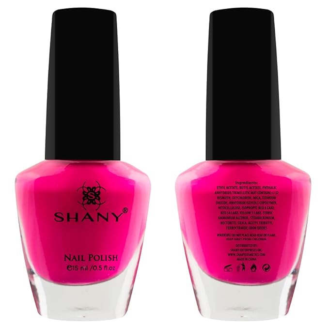 SHANY Cosmopolitan DIY Nail Polish set - Nail Lacquer Quick Dry Full Size Vibrant Colorful Trendy Glitter Glossy Metallic Matte Nail Art Nail Shades - 24 Colors Nail Polish Bulk