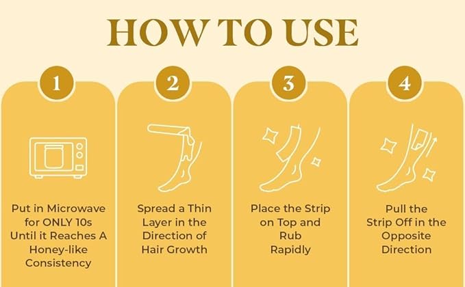 MOOM - Glaze Waxing Kit with Lavender 6 oz Jar Sugar Wax Kit with 18 Reusable Fabric Strips Alternative to Wax Strips &amp Laser Hair Removal for Women/Men For Whole Body Bikini &amp Face