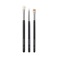Morphe Definition Eye Makeup Brush Trio - Eyeshadow Brush Set for Blending Precision and Definition - Includes M431 M432 M433 - For Cream or Powder Eyeshadow and Eyeliner (3 Count)