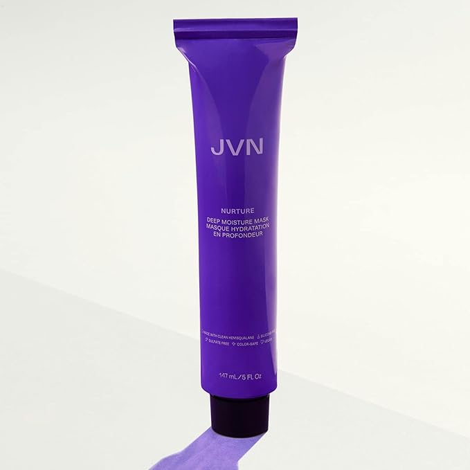 JVN Nurture Deep Moisture Mask Hydrating Hair Mask Conditioning Treatment Reduces Frizz &amp Adds Nourishment All Hair Types Sulfate Free (5 Fl Oz)