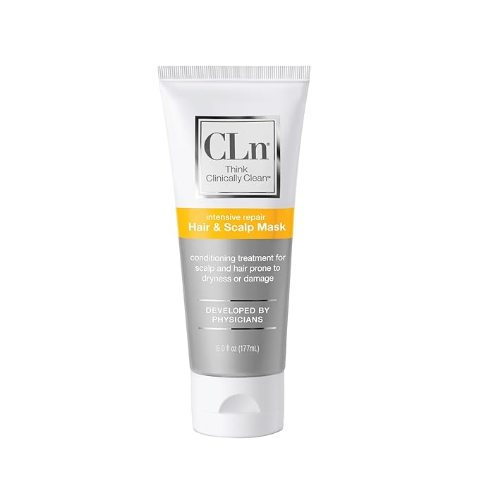 CLn® Hair &amp Scalp Mask Conditioner - Deep Conditioner for Hair &amp Scalp Prone to Dryness &amp Damage Paraben-Free &amp Dye-Free Scented by Eucalyptus 6 fl. oz.