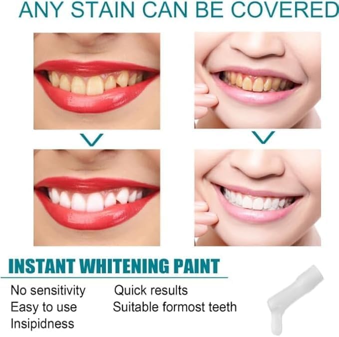 Teeth Paint2025 Best Tooth PaintNatural Teeth Whitening PaintPortable Tooth Polish Uptight White
