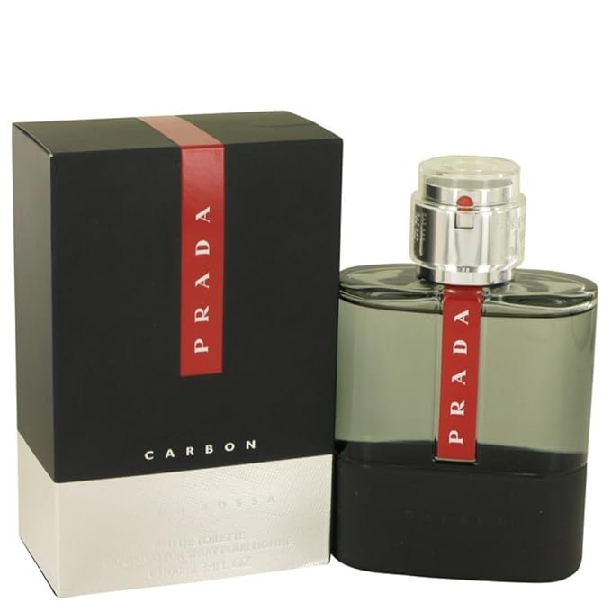 Prada Luna Rossa CARBON for Men Eau de Toilette Spray 3.4 ounce