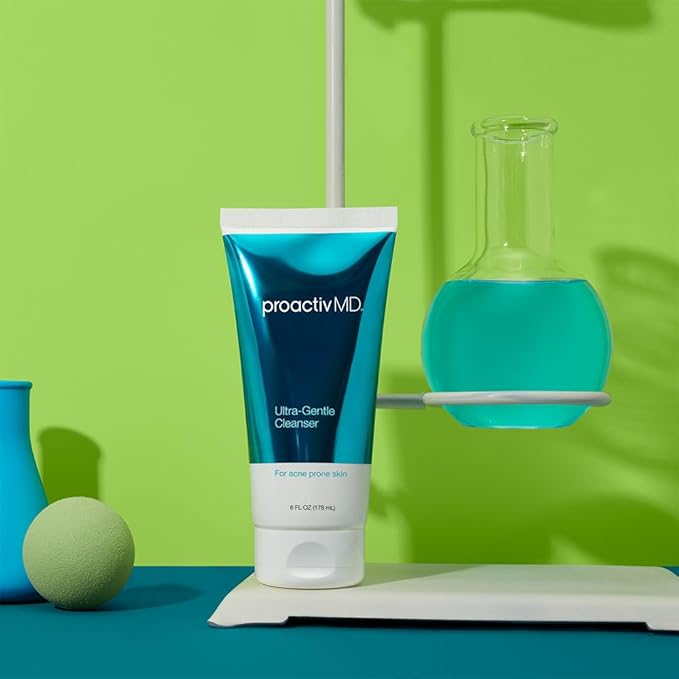 ProactivMD Ultra Gentle Face Cleanser - Daily Face Wash for Sensitive Skin Soothing Green Tea Facial Wash for All Skin Types - 6 oz.