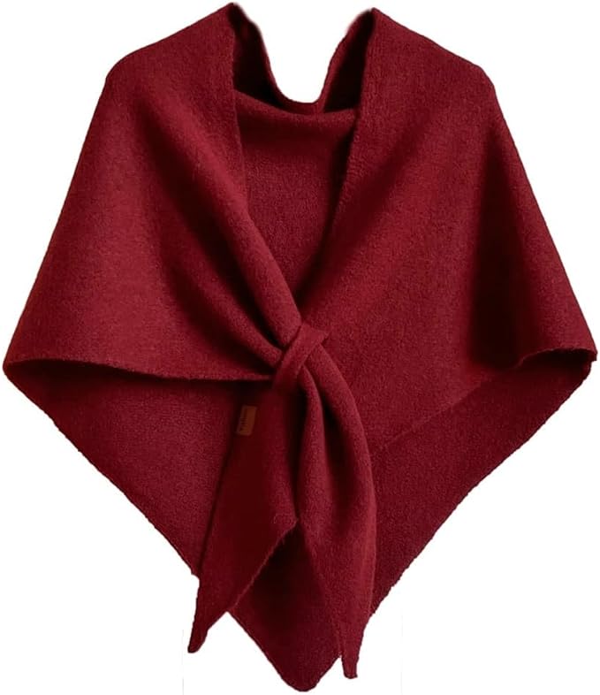 Winter Shawl Wraps Women Knitted Shawls and Wraps Cardigan Cape Wool Pashmina Shoulder Top Sweater Shawl Scarf 2025