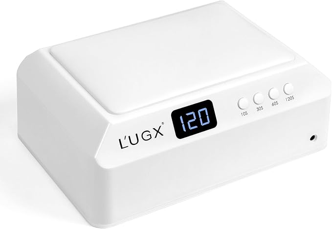 L'UGX Professional Nail Curing Lamp for Gel Polish Dryer 72W LED UV Nail Lights with Arm Rest Pillow &amp Retractable TrayPerfect for Manicure &amp Pedicure at Salon &amp Home