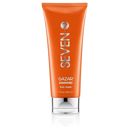SEVEN Haircare Gazar Diamond Hair Mask Deep Conditioning Treatment for Women &amp Men Increase Hydration and Shine with Honey &amp Green Tea Sulfate + Paraben Free Cruelty Free Made in USA