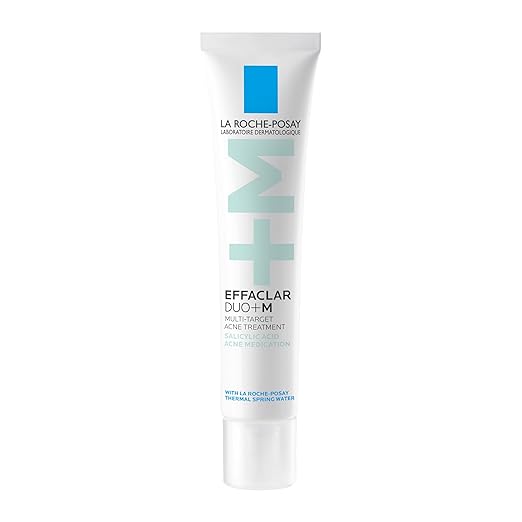 La Roche-Posay Effaclar Salicylic Acid Acne Treatment For Face Mattifying Acne Gel Cream Spot Treatment for Blackheads Whiteheads &amp Pores Prevents New Pimples Non-Greasy Sensitive Skin Safe
