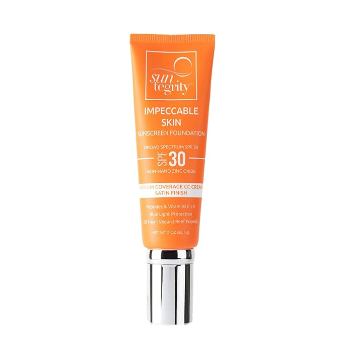 Suntegrity Impeccable Skin - Tinted Sunscreen Broad Spectrum SPF 30 (Ivory) - 2 oz
