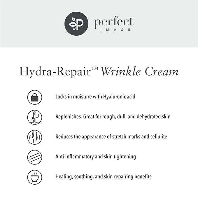 Perfect Image Hydra-Repair Wrinkle Cream for Face (Post Peel) Anti Wrinkle Cream with Matrixyl 3000 Argireline Hyaluronic Acid and Natural Botanical Extracts
