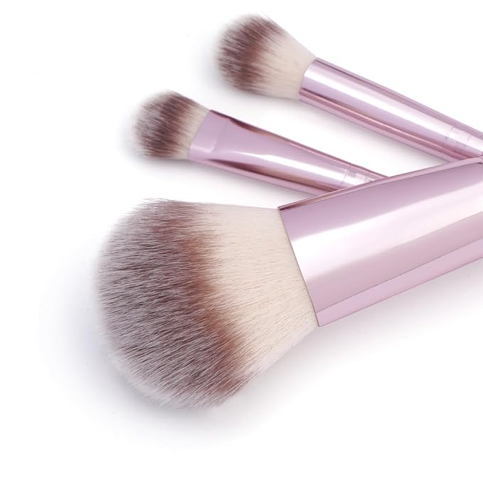 22 Pcs Makeup Brushes Set MAGEFY Professional Makeup Brushes Wooden Handle Cosmetics Brushes Foundation Concealer Powder Face Eye Make up Brushes Kit(Pinkgold)