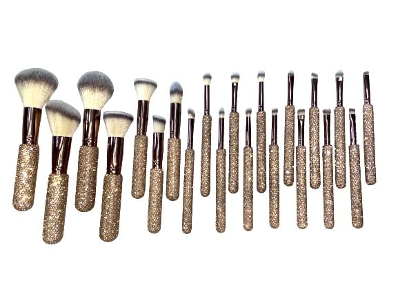 Glitz &amp Glam | Collection Brush Set Champagne 26 Pcs Set