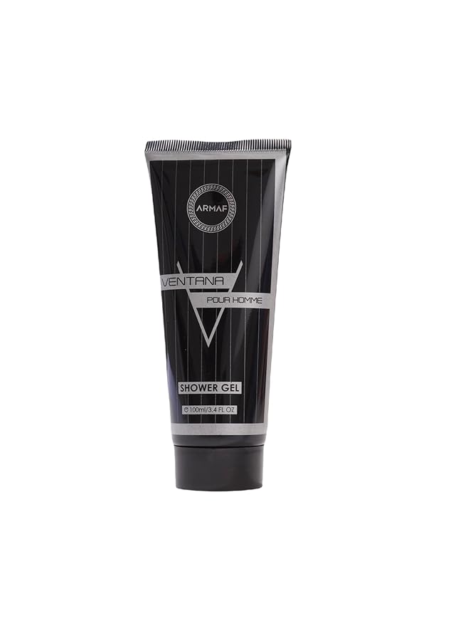 ARMAF Ventana 4 piece Set For Men (3.4 Eau de Parfum + 3.4Oz Shower Gel + 1.7Oz Perfume Body Spray + 8.4Oz Shampoo) Multi