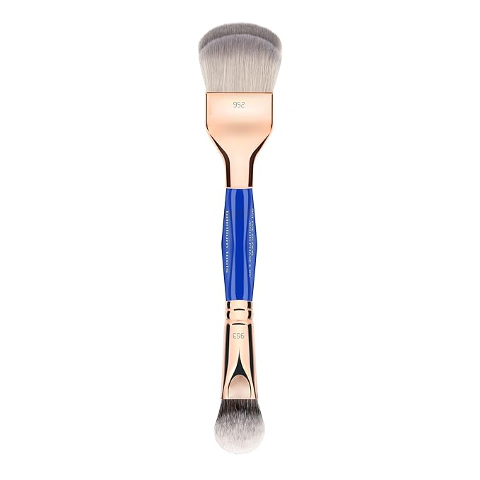 Bdellium Tools Professional Makeup Brush Golden Triangle Double-Ended Double Dome Blender/BDHD Brush 3pc. Set with 973 961 795 double-ended