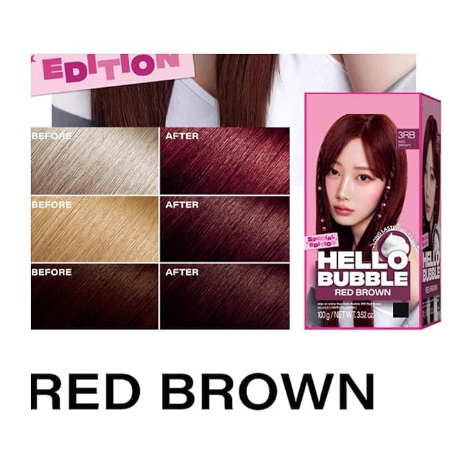 Hello Bubble Hair Color Color Dyeing Kit (3RB)