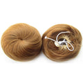 SONGCHAO Fake Hair Bun 1 Pack Donut Bun with Drawstring Ponytail Hair Extensions Synthetic Curly Bun Wig Hair Slices Hair Bun for Women Hair Accessories (Color : #27)