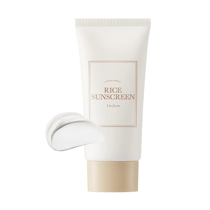 [I'm from] Rice Sunscreen 50ml Physical rice extract 41% Non-nano zinc oxide Reef friendly skin sun protection