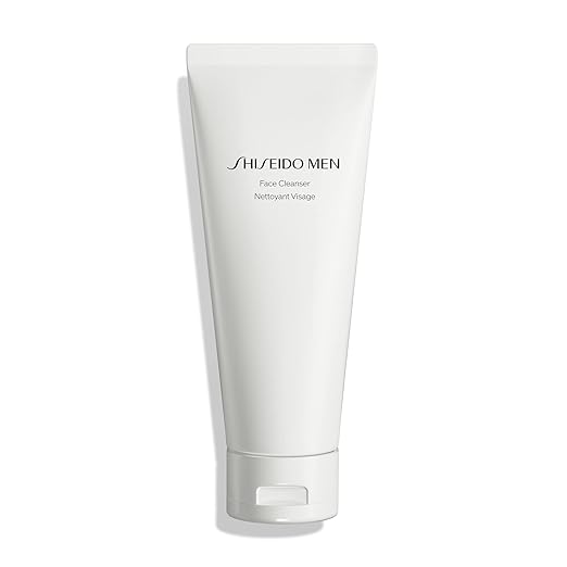 Shiseido Men Face Cleanser - 125 mL - 2-in-1 Cleanser &amp Shaving Cream - Removes Dirt Oil &amp Debris for Clean Energized Skin - All Skin Types
