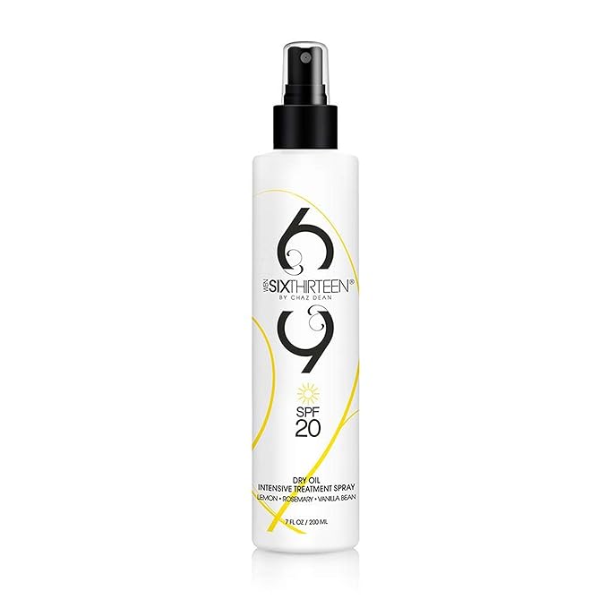 WEN 613 by Chaz Dean Dry Oil Intensive Treatment Spray - Sunscreen Spray SPF 20 Tanning Sunscreen Suntan Lotion Sunblock Bronzing Sun Screen - Lemon Rosemary Vanilla Bean 7 Fl Oz (Pack of 1)