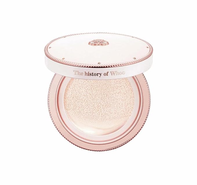 The History Of Whoo Gongjinhyang Seol Radiant White Tone Up Sun Cushion 1 Refill Special 4 Pcs Set