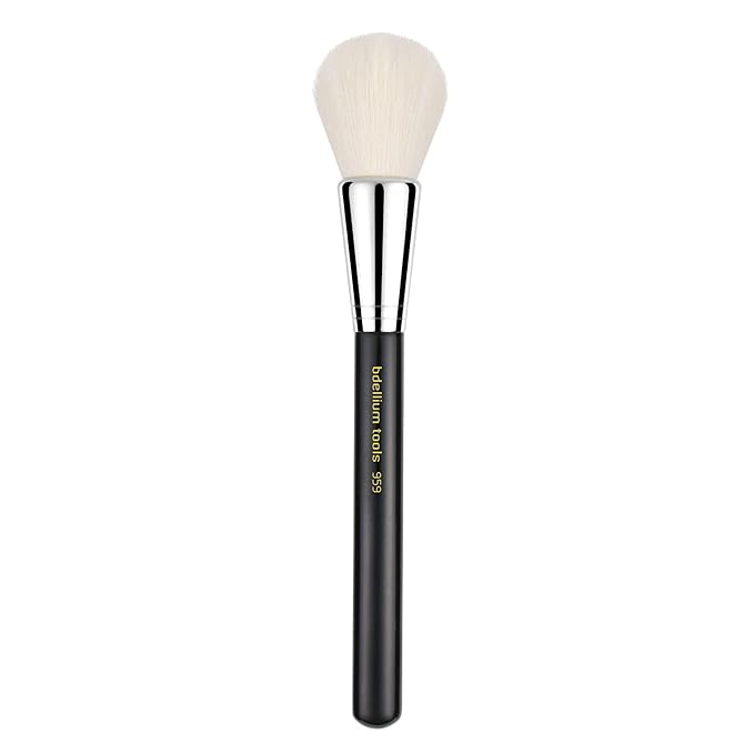 Bdellium Tools Professional Makeup Brush - Maestro Series 959 Powder Blending - With Soft Synthetic Fibers For Powder Blending (Black 1pc)