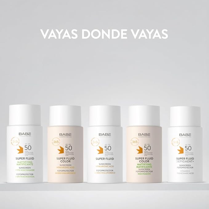 '- Super Fluid Depigment+ Fotoprotector SPF 50 | Facial Antimanchas | Resistente Al Agua | Todo tipo de piel | Fotoenvejecimiento | Protecci?n Da?o Solar | Unifica el tono | 50ml
