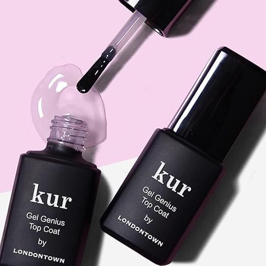 LONDONTOWN kur Nail Conceal &amp Go Duo Set Includes Nail Illuminating Concealer &amp Gel Genius Top Coat 2 Piece Set 0.4 Fl Oz
