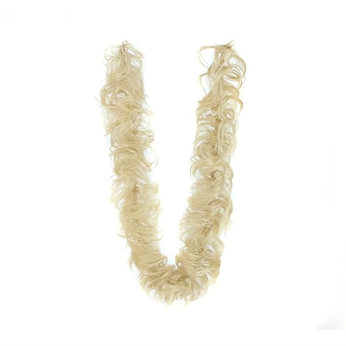 SONGCHAO Fake Hair Bun Messy Bun Ponytail Hair Extensions 80cm Long with Elastic Rubber Band Synthetic Fluffy Wrap Wig Women Hair Bun Hair Accessories (Color : M24-613)