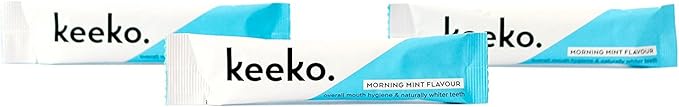 Keeko - Natural/Organic Oil Pulling Sachets (Morning Mint) (14 Packets (2 Week Course))