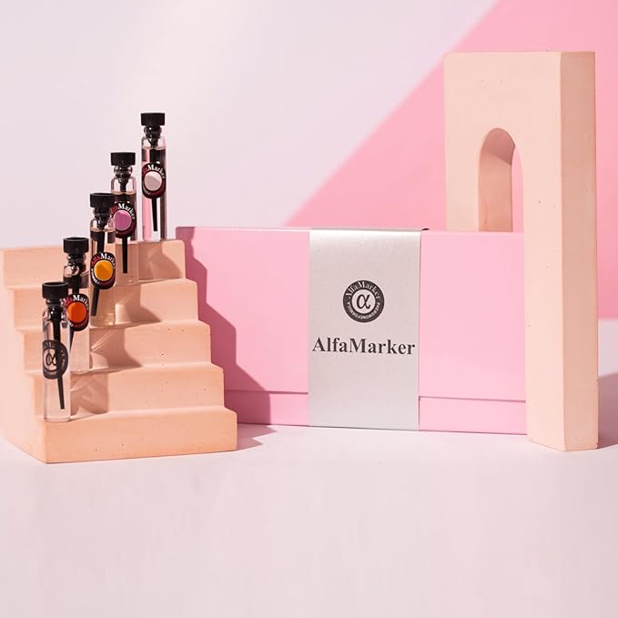 Women Perfume with Pheromones Set - 5 Female Perfum Set 5x2ml - Great Holiday Gift - Long Lasting Fragrance