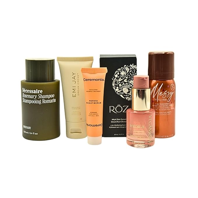 Sephora Winter Hair Discovery Holiday Gift Set: 6-Piece Hair Care Collection for Healthy Shiny Nourished Hair