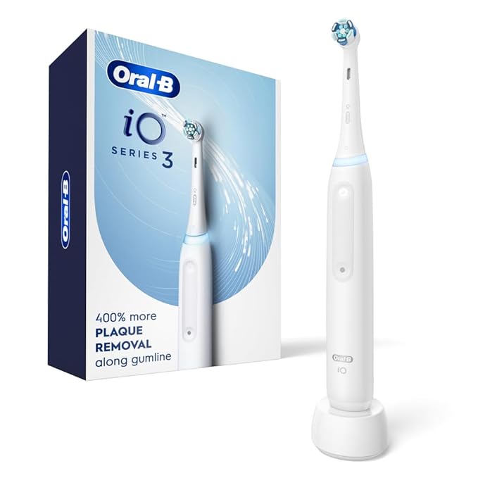 Oral-B iO Series 3 Electric Toothbrush with (1) Brush Head Rechargeable White
