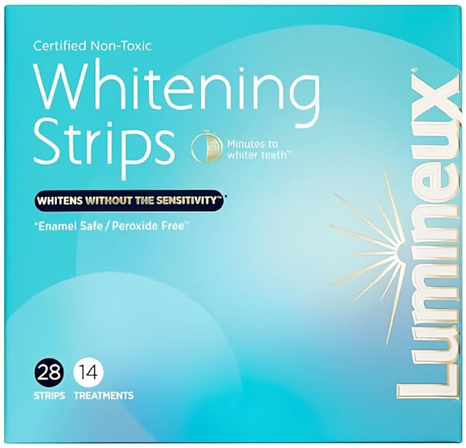Lumineux Teeth Whitening Strips 14 Pieces Sensitivity Free Non Toxic 5.9 Ounces (Pack of 1)