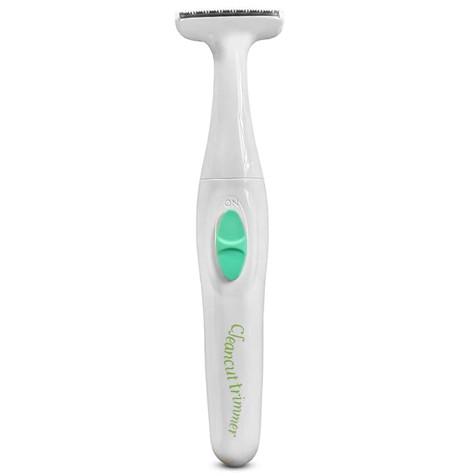 Cleancut T-Shape Personal Shaver for Men and Women Pubic Hair Trimmer for Intimate Areas Cordless Designed for Full Body Grooming ? Made in Japan