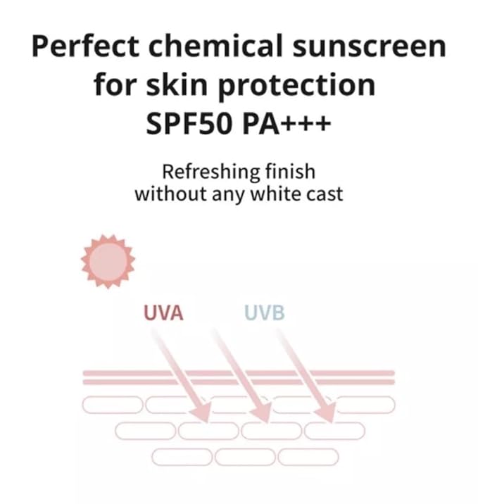 123 UBuy Shop_Korea Glacier Air-Fit UV Protect Tone-Up Sun Ampoule 30ml SPF50+/PA+++ Daily Tone-up Sun Care and Foundation free for Make-up.