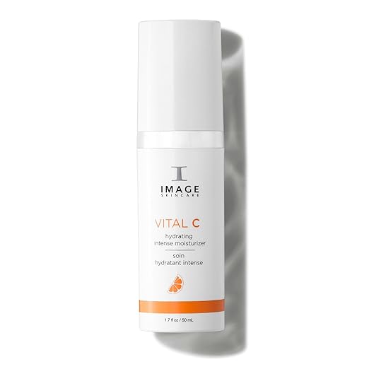 IMAGE Skincare VITAL C Hydrating Intense Moisturizer Lightweight Face Lotion with Hyaluronic Acid and Shea Butter for Dry Skin 1.7 fl oz.