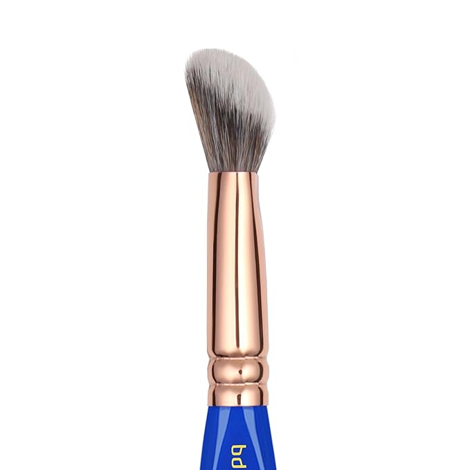 Bdellium Tools Professional Makeup Brush - Golden Triangle 963 BDHD Phase II xs - With All-Vegan Synthetic Fibers For Precision Blending Highlighting Contouring and Softening (Blue 1pc)