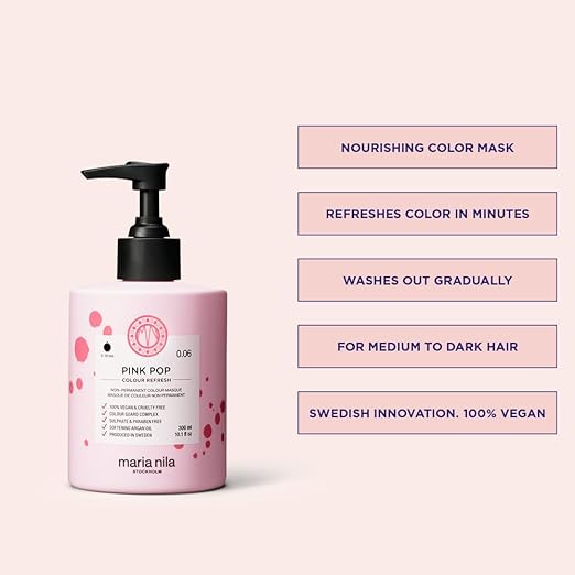 Maria Nila Color Refresh 10.1 Fl Oz Color Bomb Semi-Permanent Pigments 100% Vegan &amp Sulfate/Paraben free