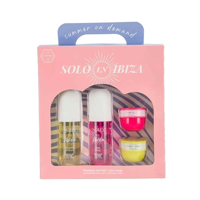 Fragrance Body Mist &amp Body Cream Gift Set ? Includes Marbella &amp Toledo Tango ? Cruelty-Free Perfume Gift Set for Women 4-Piece Collection