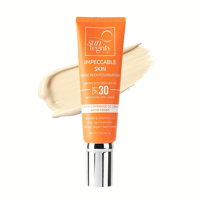Suntegrity Impeccable Skin - Tinted Sunscreen Broad Spectrum SPF 30 (Ivory) - 2 oz