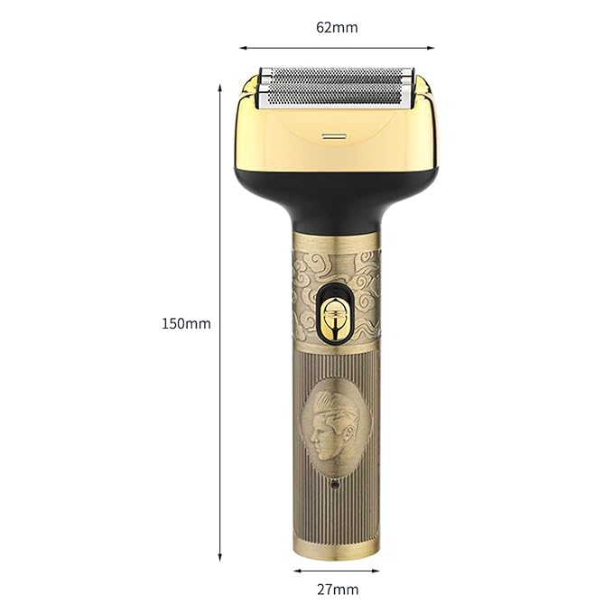 3-in-1 Electric Reciprocating Shaver Nose Hair Trimmer Vintage Barber Clippers