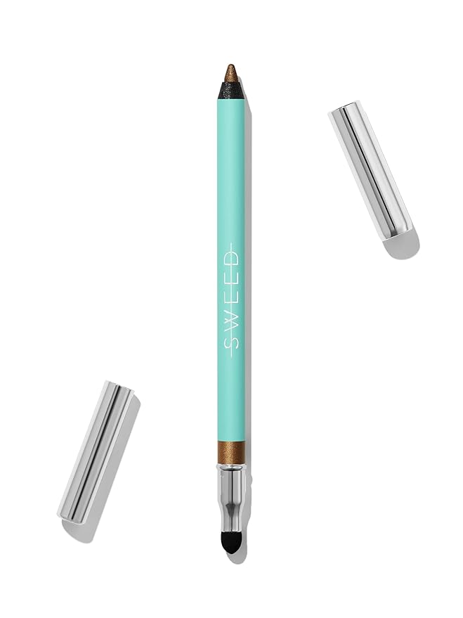 Sweed - Satin Eyeliner | Creamy-Matte Rich Color Long-Lasting Wear | Vegan Cruelty-Free Clean Beauty (Golden Beetle)