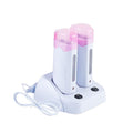 110V Roll On Wax Warmer for Hair Removal Double Wax Roller Heater Home Waxing Kit for Women and Men