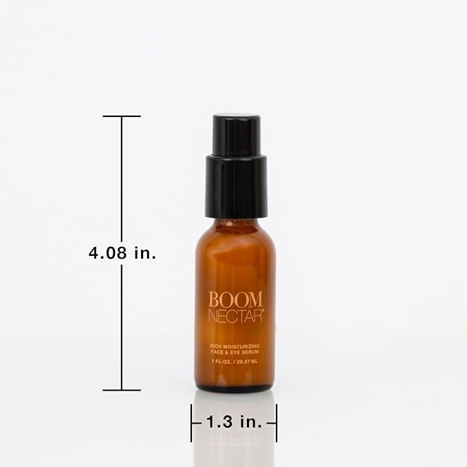 Boom Nectar ® Deep Moisturizing Eye &amp Face Serum for Sensitive Skin Facial Serums for Aging Skin to Hydrate and Renew Complexion Vitamin C Serum from BOOM Beauty by Cindy Joseph - 1 Oz
