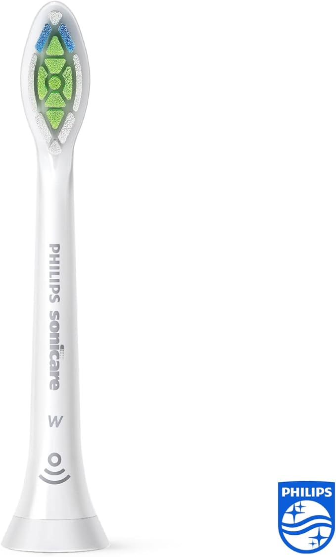 Philips Sonicare Optimal Whitening White BrushSync Heads (Compatible with All Philips Sonicare Handles) 8 Count (Pack of 1)